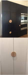 Half moon handles